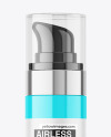 Glossy Airless Bottle Mockup