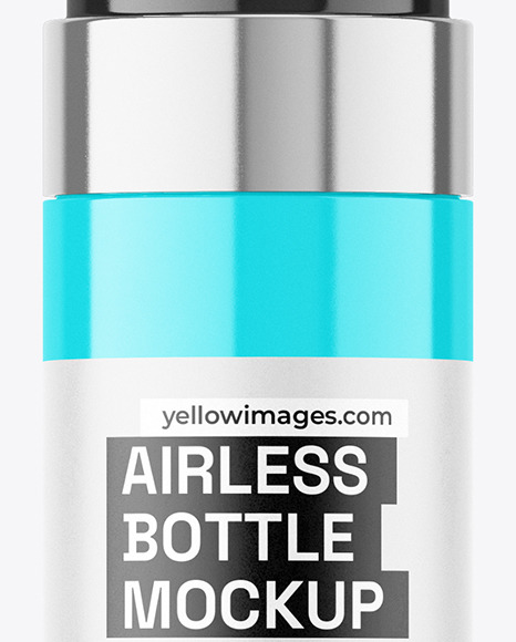Glossy Airless Bottle Mockup