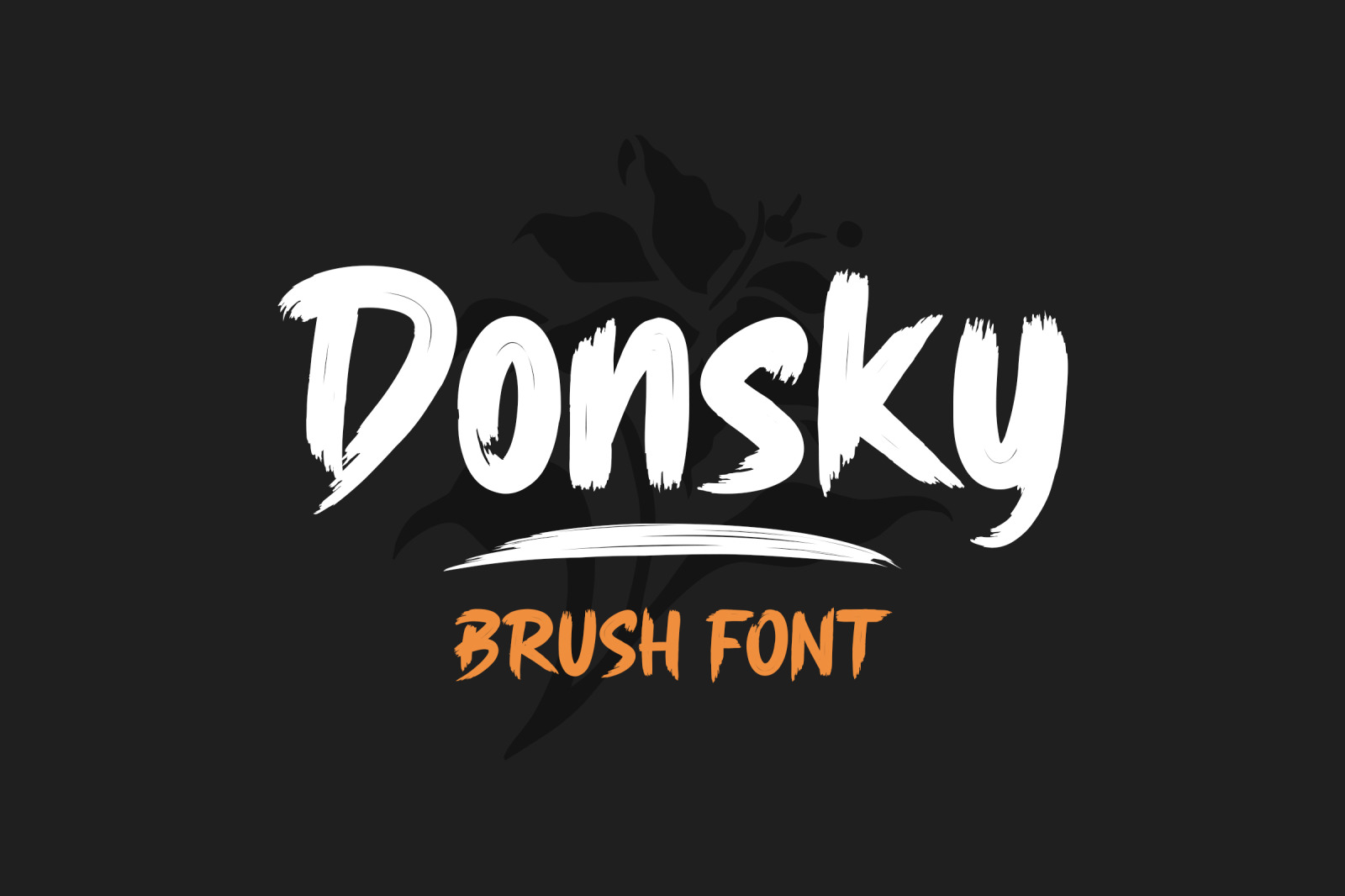 Donsky | Brush Font