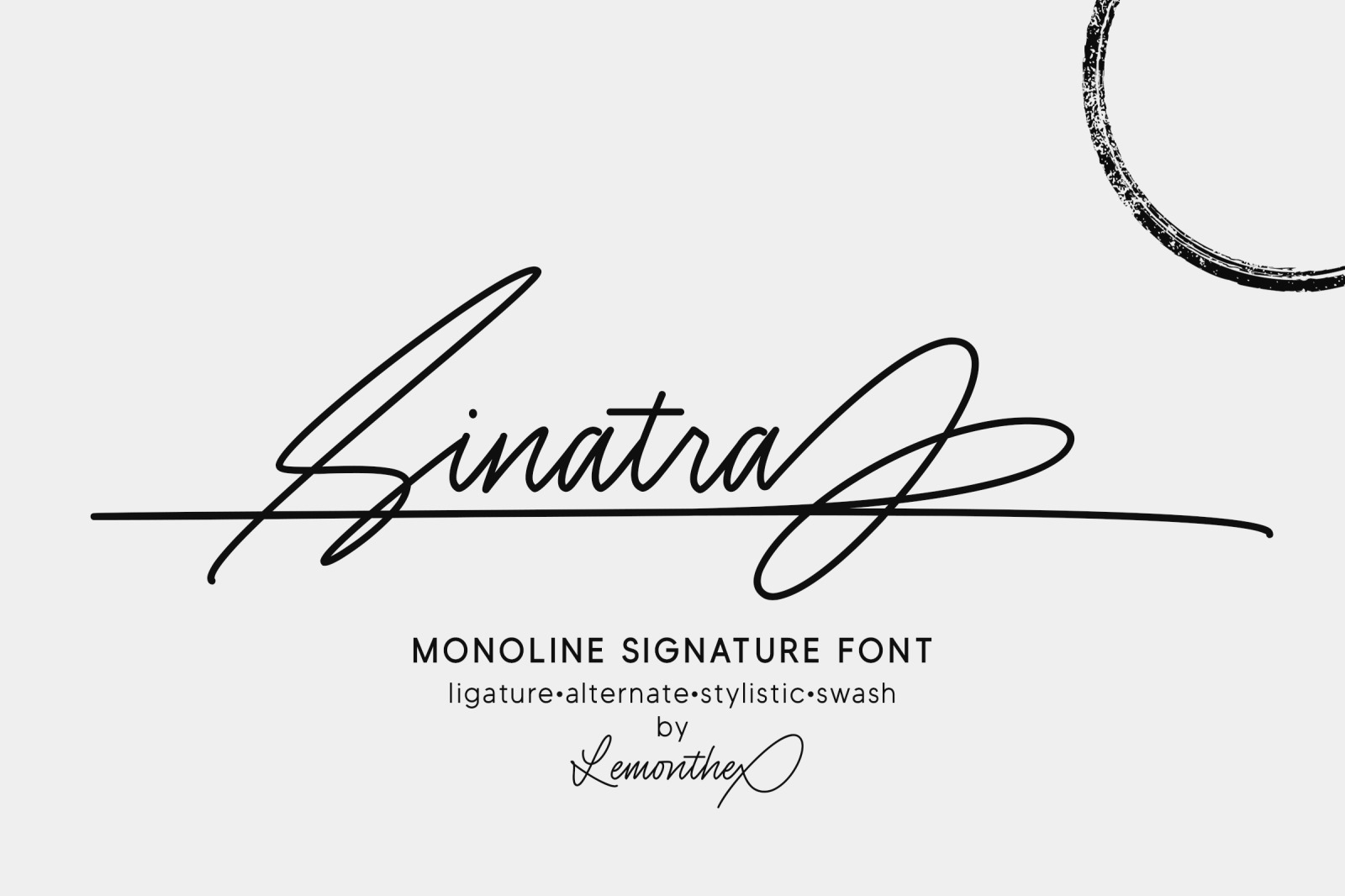 Sinatra | Monoline Signature