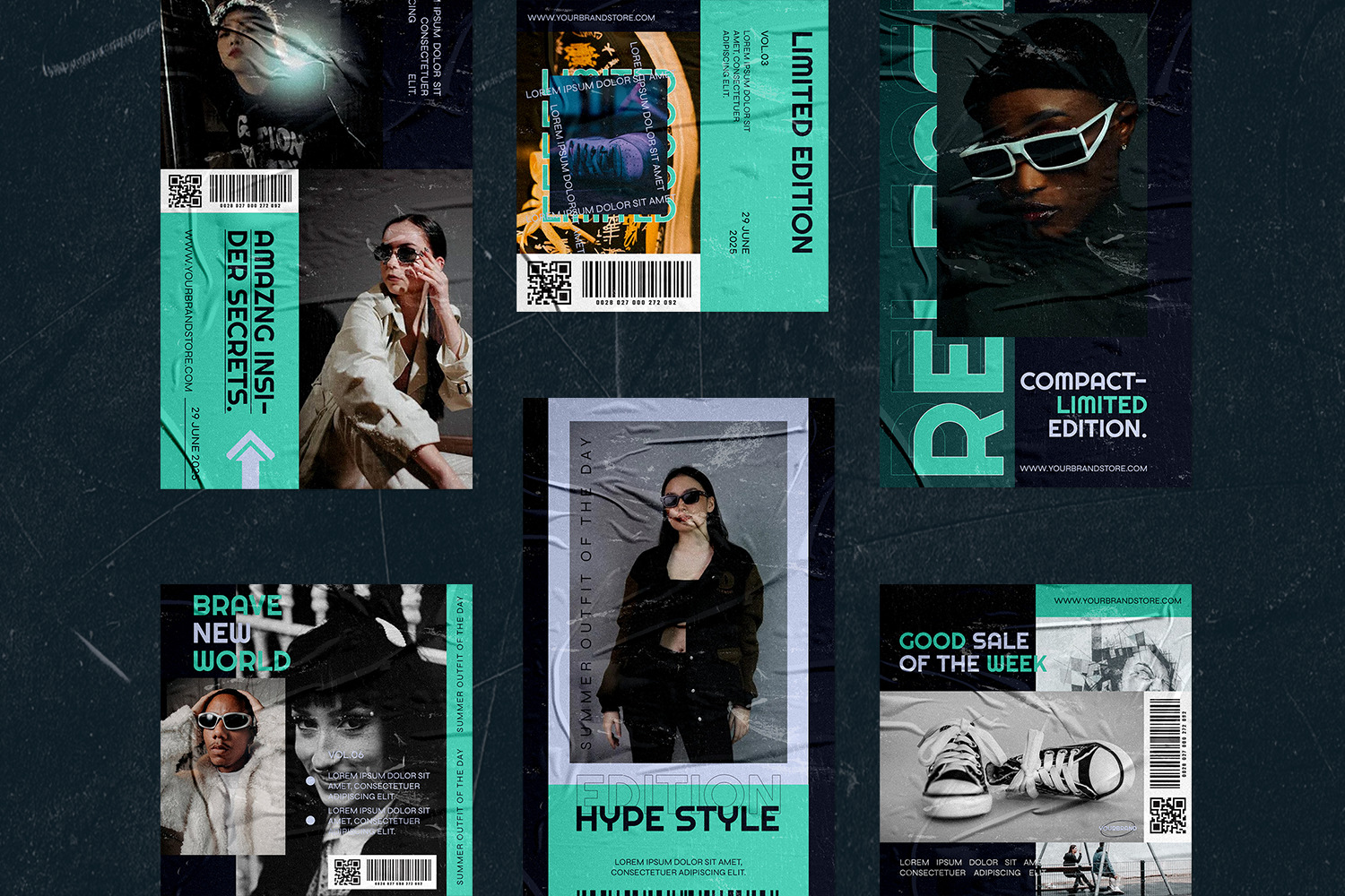 Hype instaram template - BRANDY