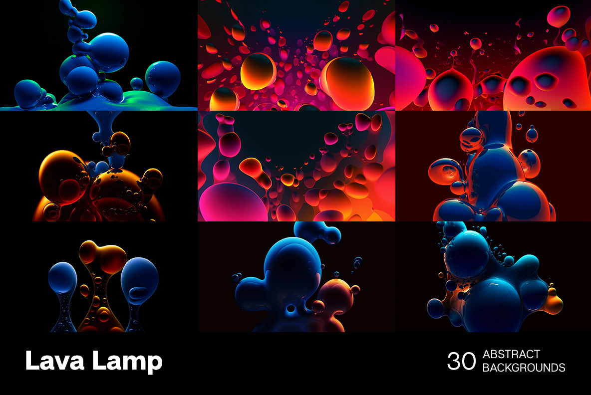 Lava Lamp. Backgrounds