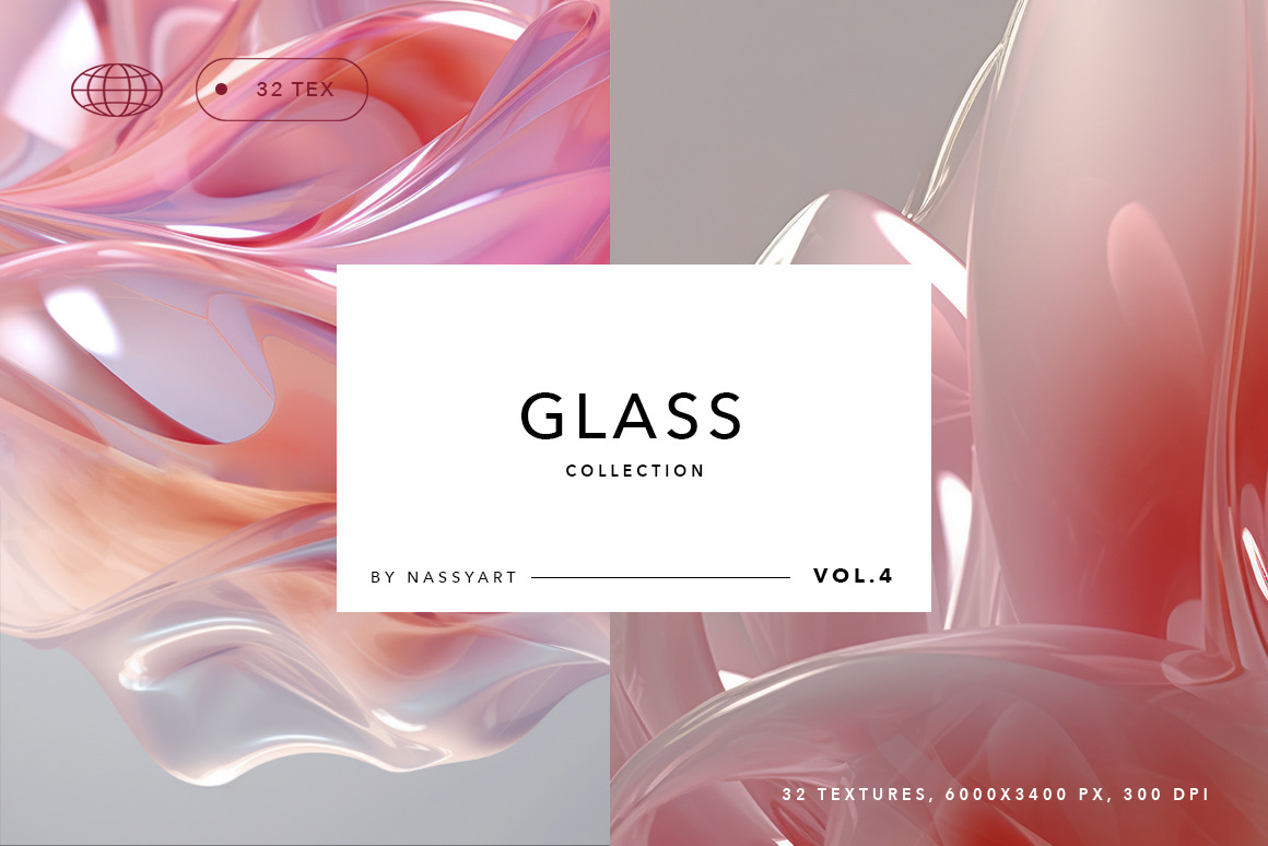 Liquid Glass 3D Backgrounds