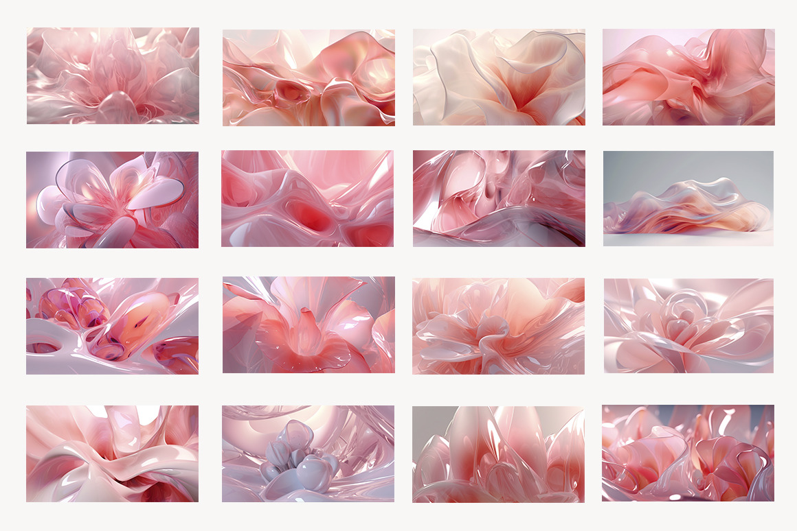 Liquid Glass 3D Backgrounds Liquid Glass 3D Backgrounds
