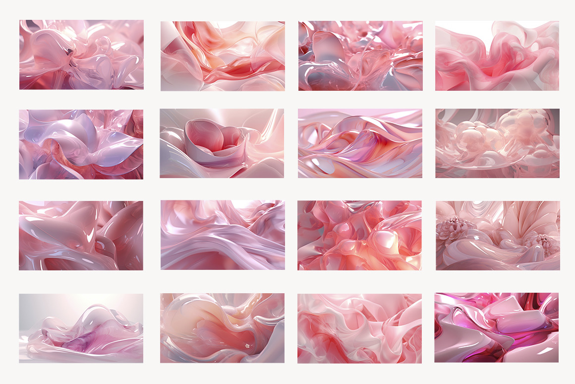 Liquid Glass 3D Backgrounds Liquid Glass 3D Backgrounds