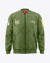 Men's Bomber Jacket Mockup - Front View