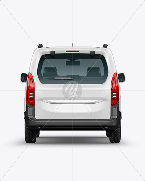 Van Mockup - Back View