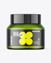 50g Frosted Green Jar Mockup 50g Frosted Green Jar Mockup