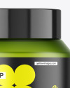 50g Frosted Green Jar Mockup 50g Frosted Green Jar Mockup