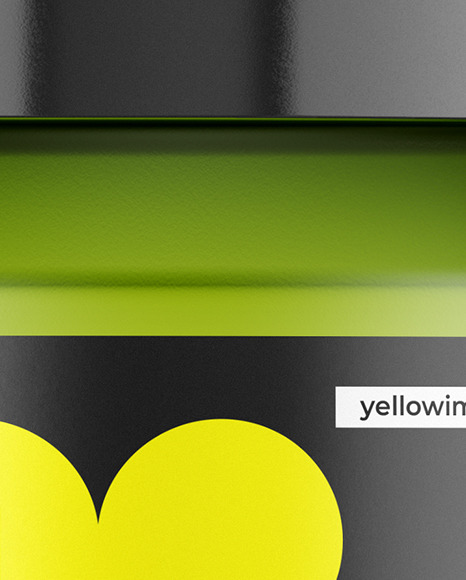 50g Frosted Green Jar Mockup 50g Frosted Green Jar Mockup