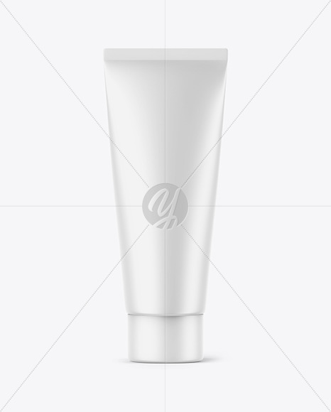 Matte Cosmetic Tube Mockup