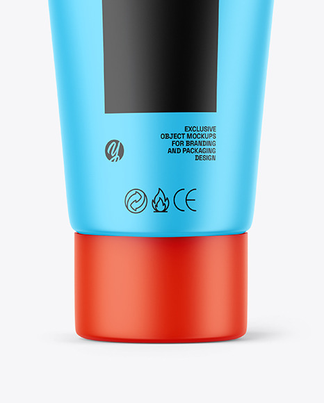 Matte Cosmetic Tube Mockup