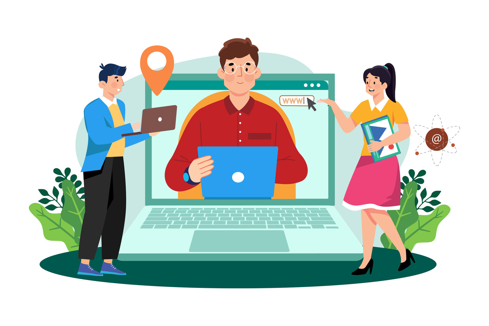 M736_ Social Network Illustration_Part 02 M736_ Social Network Illustration_Part 02