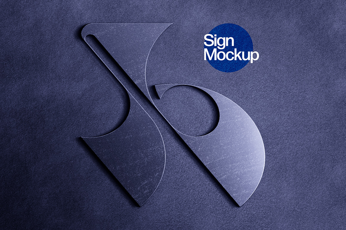 Luxury Sign Mockup Luxury Sign Mockup