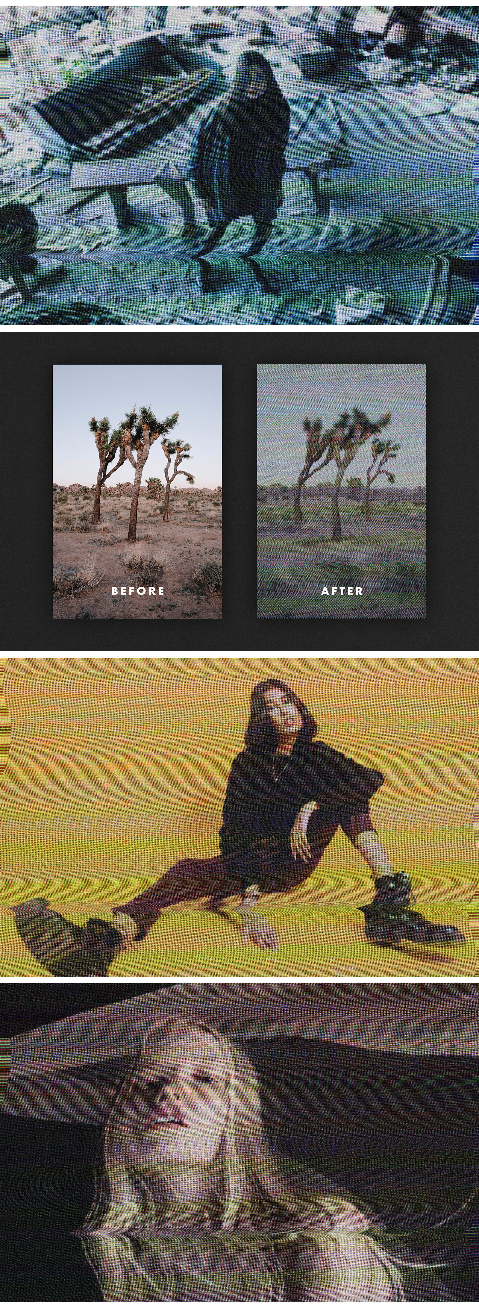 Screen Flicker Photo Effect Screen Flicker Photo Effect