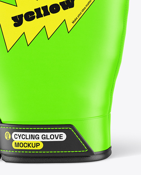 Cycling Gloves Mockup