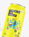 Three Cans W/ Matte Finish Mockup