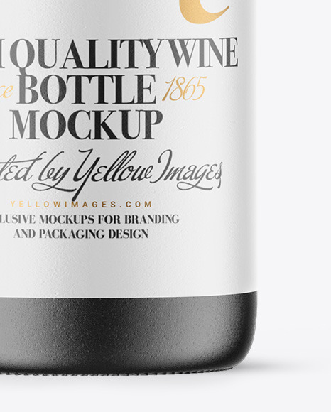 Ceramic Wine Bottle Mockup