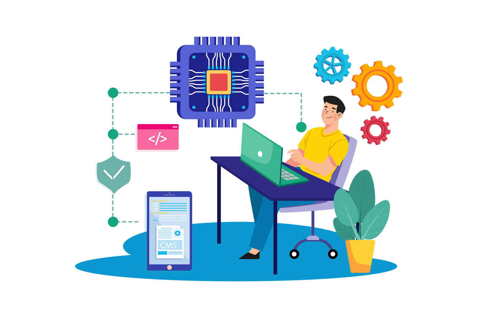 M737_Artificial intelligence Illustration_Part 01 M737_Artificial intelligence Illustration_Part 01