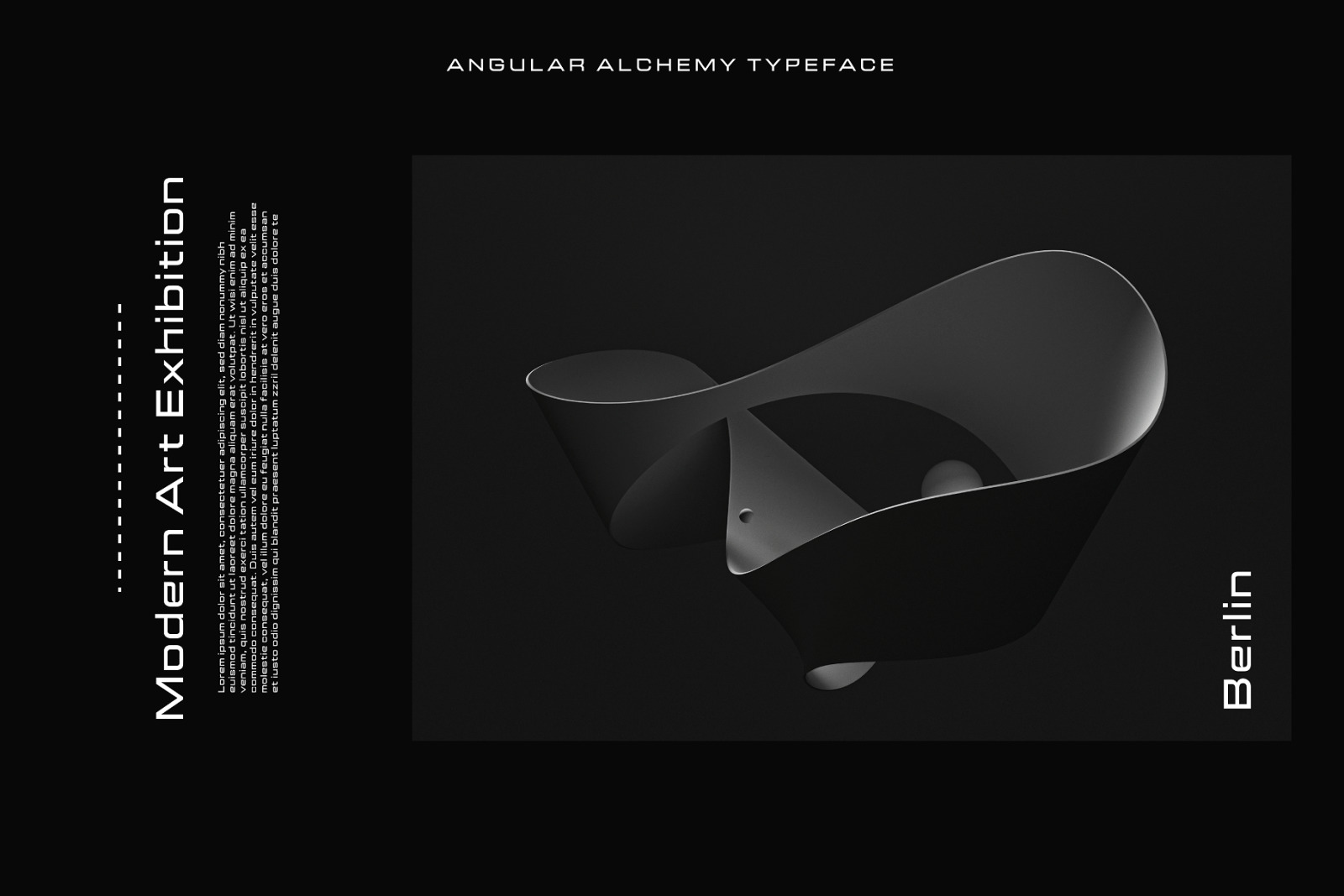 Angular Alchemy - Geometric Typeface