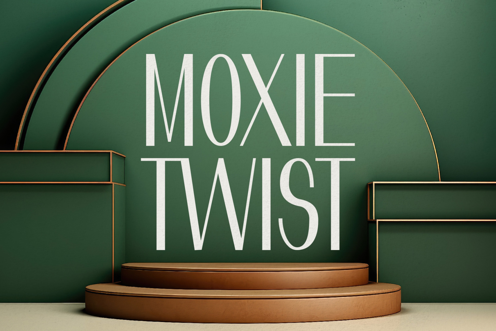 Moxie Twist - 1930s Typeface Moxie Twist - 1930s Typeface