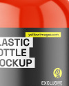 Glossy Plastic Bottle w/ Pump Mockup