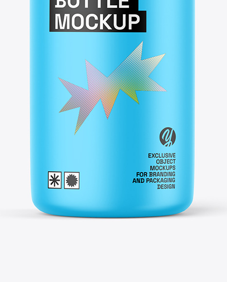 Matte Sport Bottle Mockup