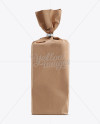 Large Kraft Bread Bag W/ Clip Mockup