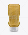 Plastic Tottle Bottle W/ Mustard Mockup