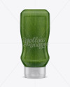 Plastic Tottle Bottle W/ Pesto Sauce Mockup