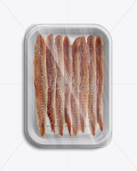 Small Vacuum Tray W/ Anchovies Mock-Up - Free Download Images High