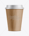 Kraft Coffee Cup Mockup