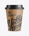 Kraft Coffee Cup Mockup