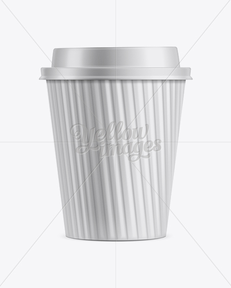 Coffee Cup W/ Lid Mockup