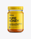 Mason Jar W/ Honey Mockup