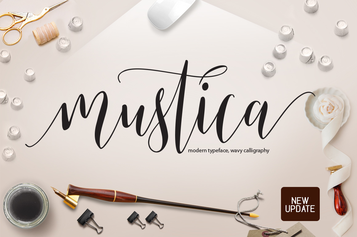 Mustica script Mustica script