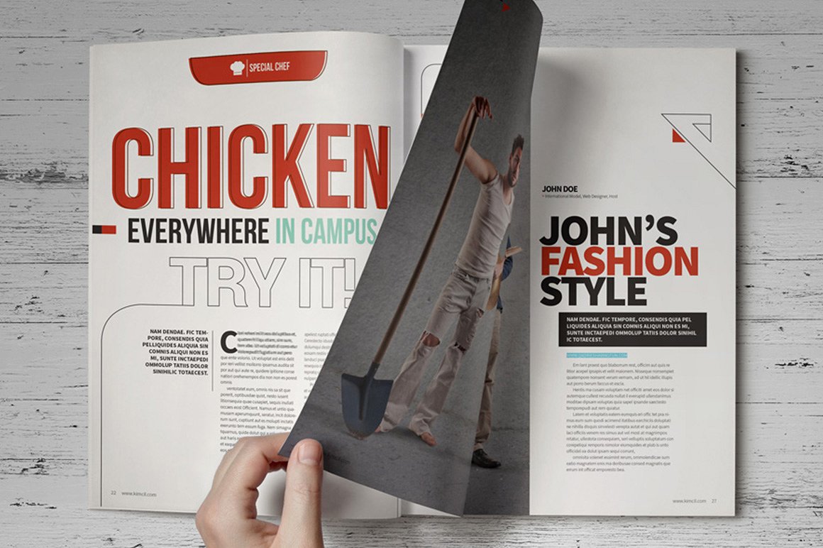 InDesign Magazine Template InDesign Magazine Template