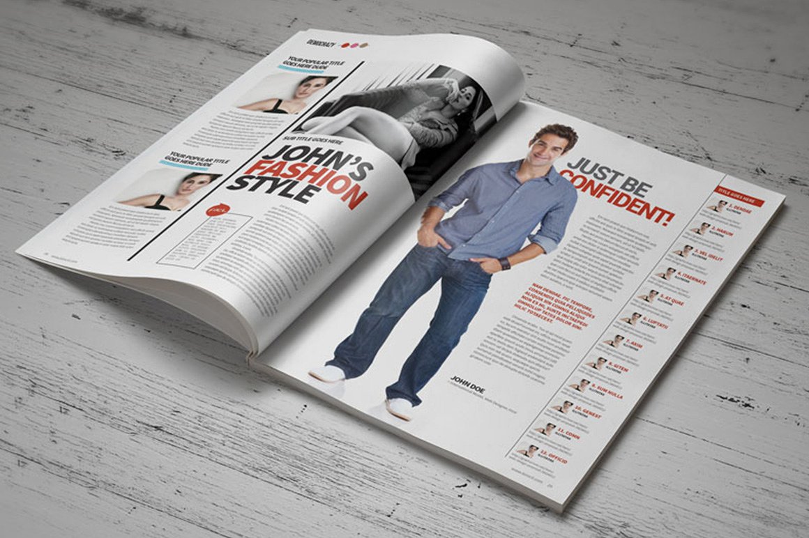 InDesign Magazine Template InDesign Magazine Template