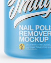 Nail Polish Remover Bottle Mockup - Front View Nail Polish Remover Bottle Mockup - Front View