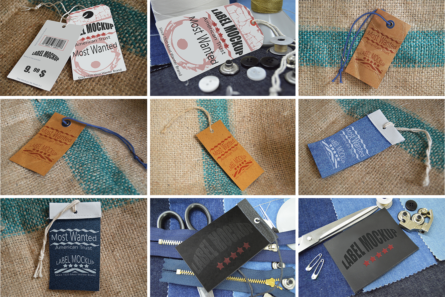 Label Mockups Bundle Label Mockups Bundle