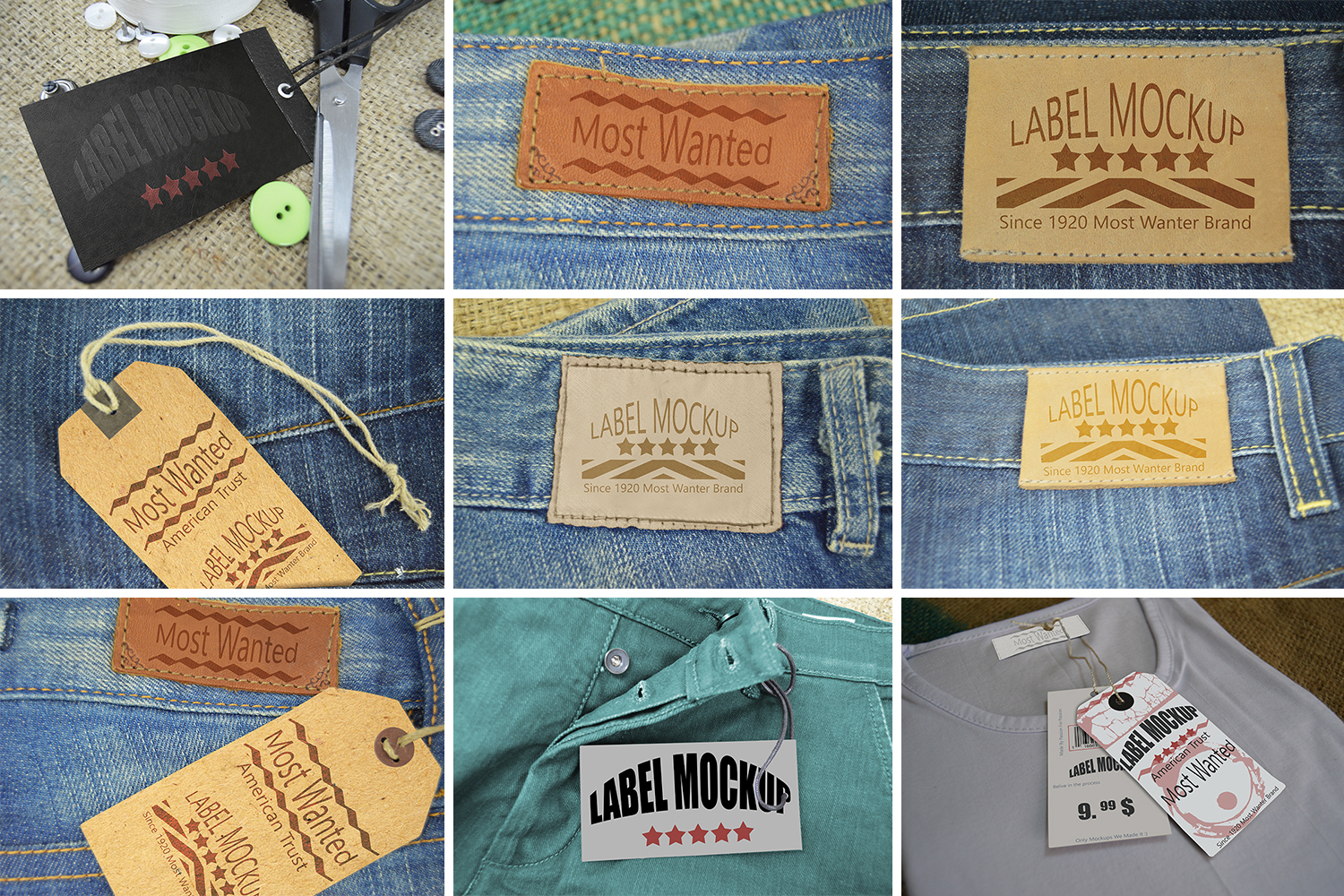 Label Mockups Bundle Label Mockups Bundle