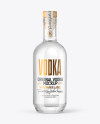 Vodka Bottle with Wooden Cap Mockup