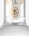 Vodka Bottle with Wooden Cap Mockup