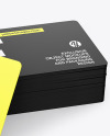 Stack of Business Cards Mockup