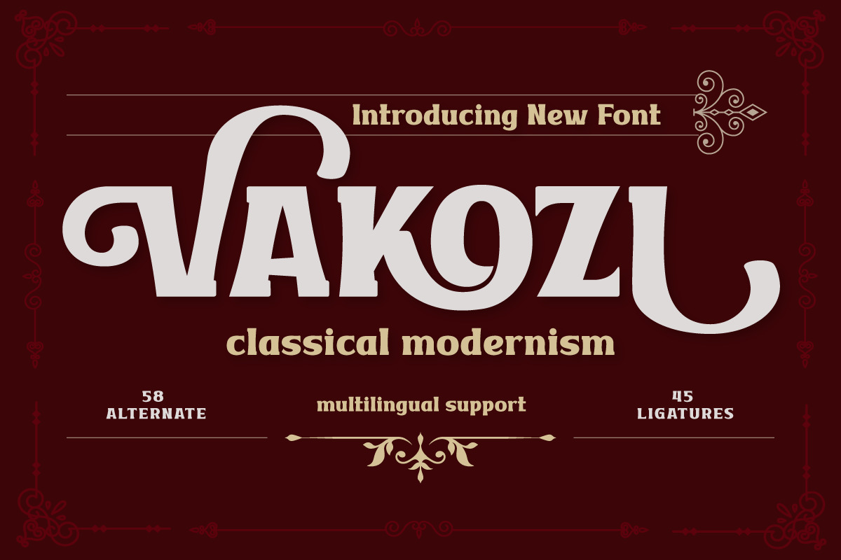 VAKOZI | Serif Classic Modernism