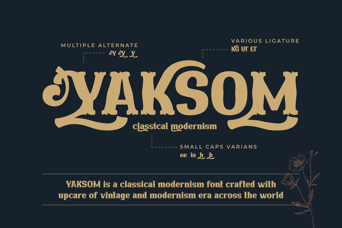 YAKSOM | Serif Classic Modernism YAKSOM | Serif Classic Modernism