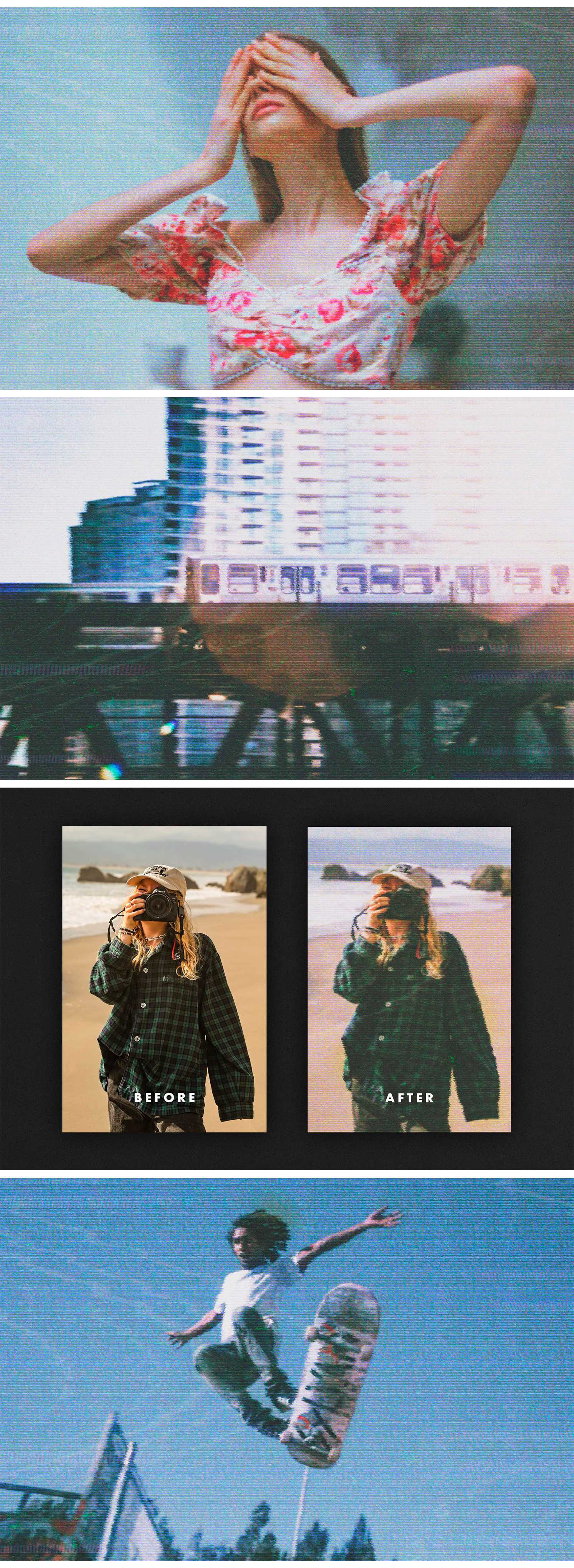 Retro Screen Photo Effect Retro Screen Photo Effect