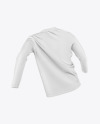 Men’s Long Sleeve T-Shirt with Round Neck Mockup