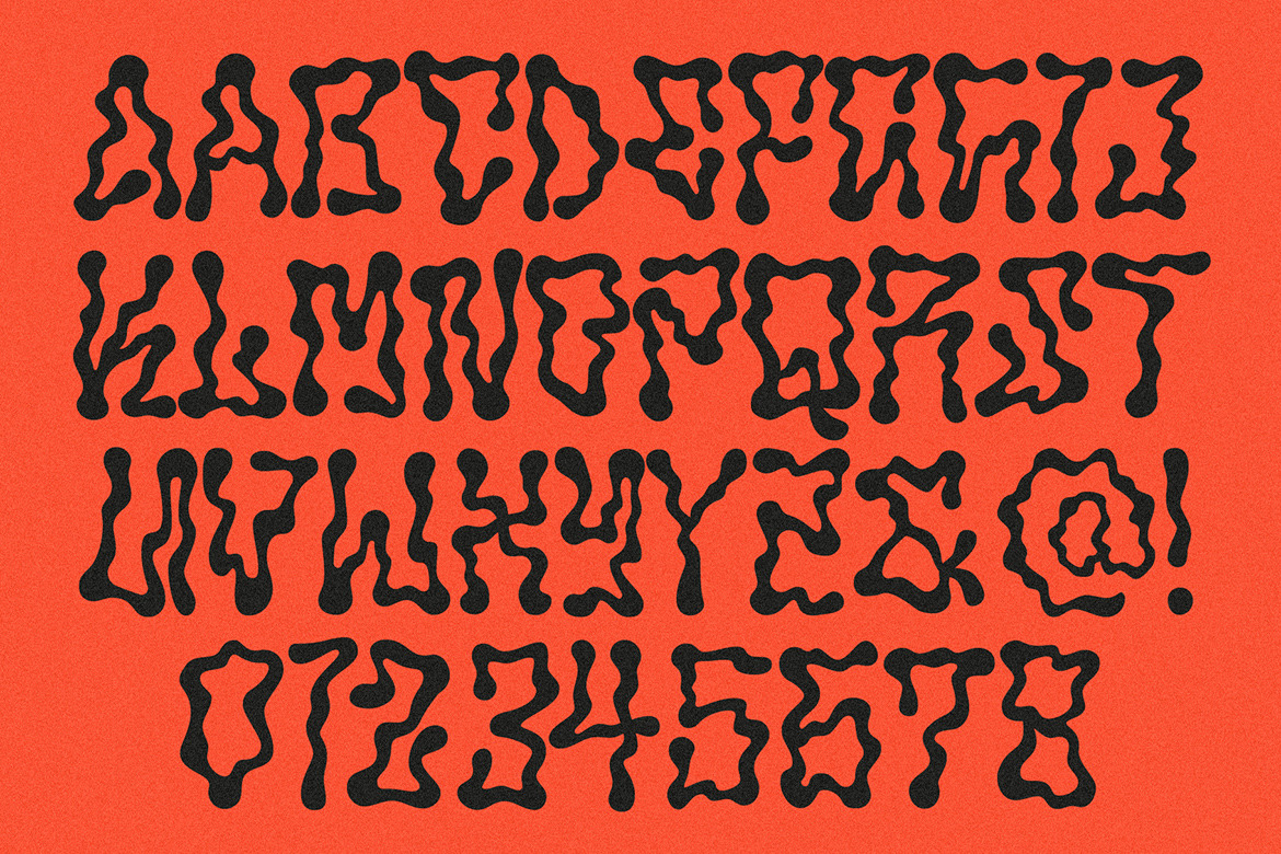 Squide - Experimental Display Font