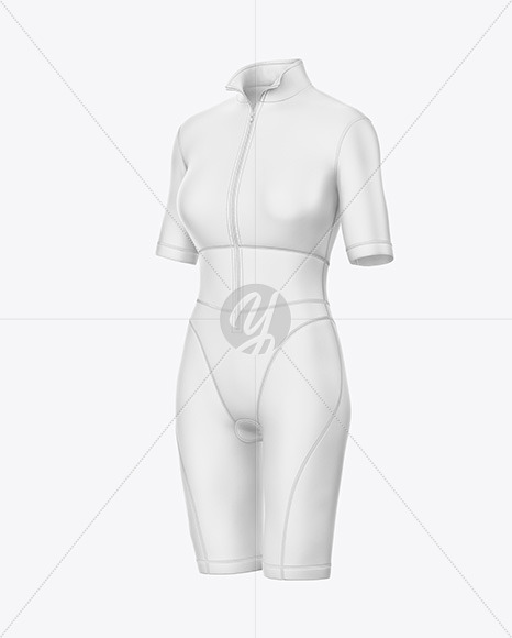 Women's Triathlon Bodysuit Mockup